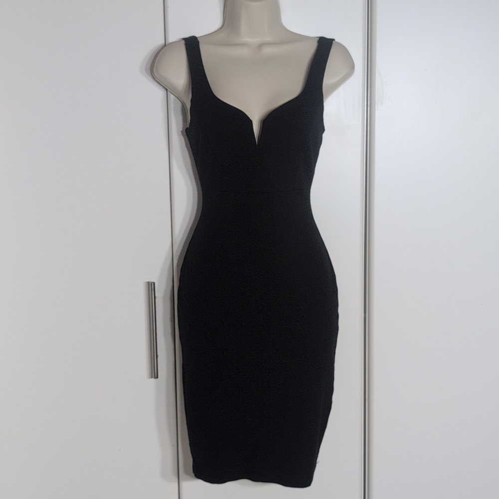 FashionNova Elegant Black Sleeveless Dress Size Small